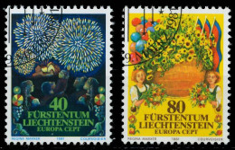 LIECHTENSTEIN 1981 Nr 764-765 Gestempelt X5A9E9E - Used Stamps