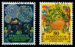 LIECHTENSTEIN 1981 Nr 764-765 Gestempelt X5A9E96 - Used Stamps