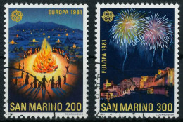 SAN MARINO 1981 Nr 1225-1226 Gestempelt X5AA096 - Used Stamps