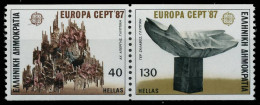 GRIECHENLAND 1987 Nr 1651C-1652C Postfrisch WAAGR PAAR X5C64DA - Unused Stamps