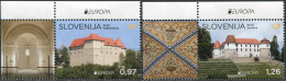 SLOVENIA - 2017 - SET MNH ** - EUROPA Stamps - Palaces And Castles III - Slovenia