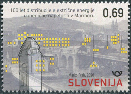 SLOVENIA - 2020 - STAMP MNH ** - Centenary Of The Electricity Supply In Maribor - Slowenien