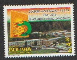 2013 Bolivia San Ignacio Jesuit School Anniv 50th MNH Scott 1565 - Bolivie