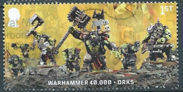 GROSSBRITANNIEN GRANDE BRETAGNE GB 2023 WARHMMER: 40,000 ORKS 1ST USED SG 5031 MI 5211 YT 5602 SN 4378 - Gebruikt