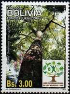 Bolivia 2018 **  CEFIBOL 2388A  (2011 #2113) Year Of Forest: Mahogany Tree, Authorized For Bolivian Post Office. 80 Know - Bolivien