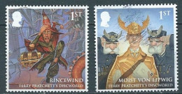 GROSSBRITANNIEN GRANDE BRETAGNE GB 2023 TERRY PRATCHETT'S DISCWORLD SET 2V USED SG 5055-6 MI 5254-5 YT 5645-6 SN 4406-7 - Usados