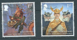 GROSSBRITANNIEN GRANDE BRETAGNE GB 2023 TERRY PRATCHETT'S DISCWORLD SET 2V USED SG 5055-6 MI 5254-5 YT 5645-6 SN 4406-7 - Gebraucht