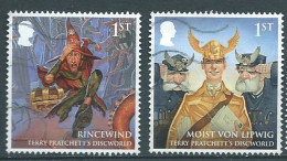 GROSSBRITANNIEN GRANDE BRETAGNE GB 2023 TERRY PRATCHETT'S DISCWORLD SET 2V USED SG 5055-6 MI 5254-5 YT 5645-6 SN 4406-7 - Gebraucht