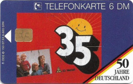 Germany - 50 Jahre Deutschland - 35-Stunden-Woche 2 - O 0150 - 07.1993, 6DM, 6.600ex, Used - O-Series: Kundenserie Vom Sammlerservice Ausgeschlossen