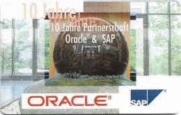Germany - SAP - 10 Jahre Oracle Partnerschaft - O 0151 - 02.1998, 6DM, 5.000ex, Used - O-Series: Kundenserie Vom Sammlerservice Ausgeschlossen