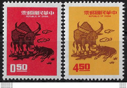 1972 Taiwan Year Of The Ox 2v. MNH Michel N. 929/30 - Other & Unclassified