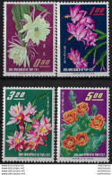 1964 Taiwan Flowers 4v. MNH Michel N. 509/12 - Otros & Sin Clasificación