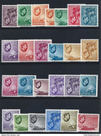 1938-49 Seychelles - SG N. 135-149 Giorgio VI - 25 Valori MLH* LINGUELLATA - Altri & Non Classificati