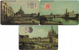 Germany - PCP Dresden Complete Set Of 4 Cards - O 0217A-C - 09.1992, 6DM, 3.000ex, Used - O-Series: Kundenserie Vom Sammlerservice Ausgeschlossen
