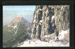 AK Daschstein, Bergsteiger Beim Ausstieg Aus Der Hunerscharte  - Alpinisme
