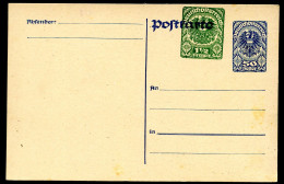 PRIVATER WERTZUDRUCK Postkarte PZP 219 Postfrisch Feinst 1920 - Cartoline