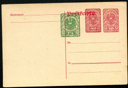 PRIVATER WERTZUDRUCK Postkarte PZP 227 Postfrisch 1920 - Cartes Postales