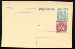 PRIVATER WERTZUDRUCK Postkarte PZP 236 Postfrisch Feinst 1922 - Cartes Postales