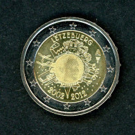 Luxemburg 2012 2 Euro 10 Jahre Euro Bargeld ST (M5008 - Luxemburg