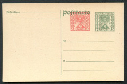 PRIVATER WERTZUDRUCK Postkarte PZP 240 Postfrisch Feinst 1922 - Postcards