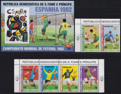 F-EX46787 SAO TOME I PRINCIPE MNH 1982 CHAMPIONSHIP SOCCER FOOTBALL. - 1982 – Spain