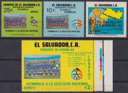 F-EX47562 EL SALVADOR MNH 1982 WORLD SOCCER FOOTBALL CUP SPAIN.  - 1982 – Spain
