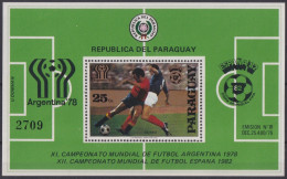 F-EX47570 PARAGUAY MNH 1982 SPAIN SOCCER FUTBOL CHAMPIONSHIP. - 1982 – Espagne