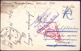 AUSTRIA - RUSSIA - K.u.K. WW1 - UGA CENZUR To GALICIJA - 1916 - RARE - Lettres & Documents