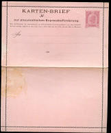 Rohrpost-Kartenbrief RK7 Postfrisch 1900 Kat.20,00€ - Cartes-lettres