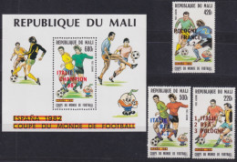 F-EX47586 MALI MNH 1982 SPAIN WORLD CHAMPIONSHIP CUP SOCCER FOOTBALL WINNER SET.   - 1982 – Spain