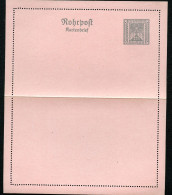 Rohrpost-Kartenbrief RK17 Postfrisch Feinst 1922 Kat.22,00€ - Carte-Lettere