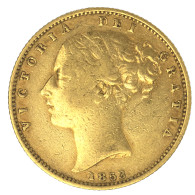 Royaume-Uni- Souverain Victoria 1853 Londres - 1 Sovereign