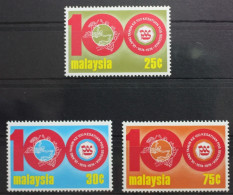 Malaysia 121-123 Postfrisch Weltpostverein UPU #SL361 - Malesia (1964-...)