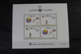 Portugal Madeira Block 10 Mit 125-126 Postfrisch #VJ974 - Madère