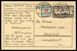 Danzig, 127Y + 136, Brief - Lettres & Documents