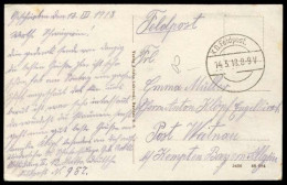 Danzig, Brief - Feldpost (franchigia Postale)
