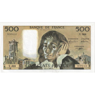 France, 500 Francs, Pascal, 1992, V.368, SPL+, Fayette:71.49, KM:156i - 500 F 1968-1993 ''Pascal''
