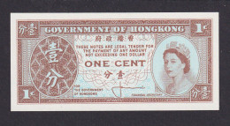 Banknoten Geldscheine Government Of Hongkong 1 Cent Asien Unc - Other & Unclassified