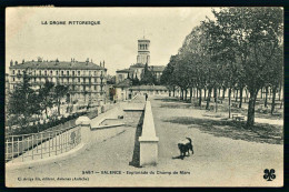 A69  FRANCE CPA VALENCE - ESPLANADE DU CHAMP DE MARS - Collections & Lots