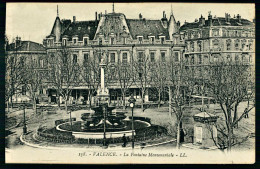 A69  FRANCE CPA VALENCE - LA FONTAINE MONUMENTALE - Collections & Lots