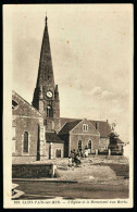 A69  FRANCE CPA SAINT PAIR SUR MER - L' EGLISE ET LE MONUMENT AUX MORTS - Collections & Lots