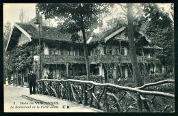 A69  FRANCE CPA BOIS DE VINCENNES - LE RESTAURANT DE LA PORTE JAUNE - Colecciones Y Lotes