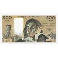 France, 500 Francs, Pascal, 1992, W.368, SPL+, Fayette:71.49, KM:156i - 500 F 1968-1993 ''Pascal''