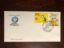 PARAGUAY FDC COVER 2007 YEAR SMOKING TOBACCO HEALTH MEDICINE STAMPS - Paraguay