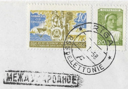 RIGA LETTONIE 1958 - PERIODE SOVIETIQUE, REPUBLIQUES SOVIETIQUES LETTONIE ET PAYSANNE, VOIR LES SCANNERS - Letonia