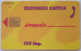 Slovenia Impulz 100 Unit Chip Card - Postojnska Jama - Slovenië