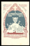 Künstler-AK Sign. Ludwig Hesshaimer: Wien, Österreichischer Philatelistentag 1922, Mann Mit Flügelhelm  - Stamps (pictures)