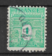 ARC DE TRIOMPHE DE PARIS, TIMBRE DE 1944 EN OBLITERATION RONDE, VOIR LE SCANNER - Used Stamps