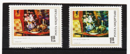 UMD1147 ALBANIEN 1991 MICHL 2469 "FEHLFARBE Mit VERGLEICHSTÜCK ** Postfrisch SIEHE ABBILDUNG - Albania