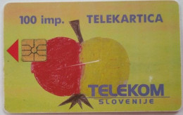 Slovenia 100 Unit Chip Card - Apple - Slovenië